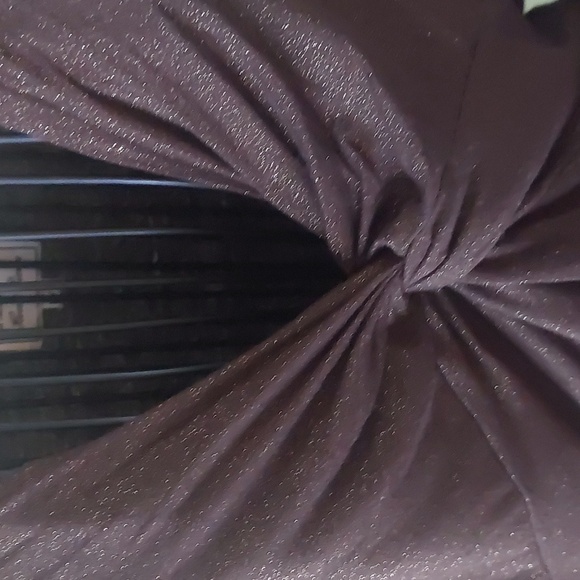 Les Modes Henri Pierre, Size P/S, Vintage Elegant Brown Shimmer Women's Top - Picture 2 of 7